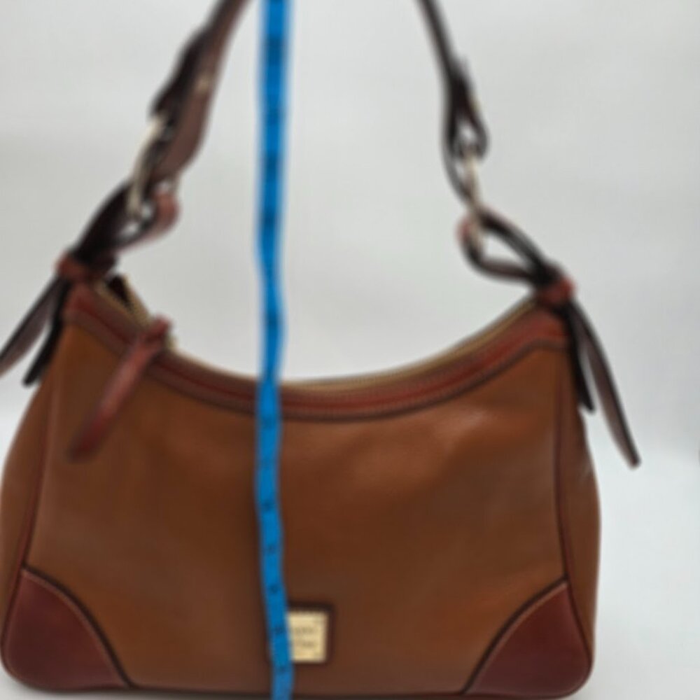 DOONEY & BOURKE REFINED PEBBLE LEATHER HOBO BAG, CARMEL - Picture 16 of 16